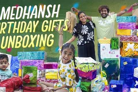 Medhansh Birthday Gifts Unboxing || Mahishivan || Tamada Media