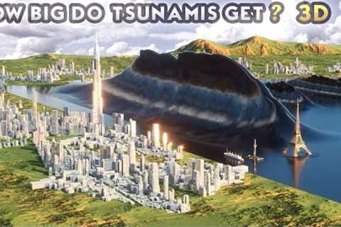TSUNAMI Height Comparison (3D)