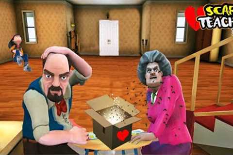 Scary Teacher 3D - NEW Update - Prepare Neighbor Valentine's Day Gifts for Miss T - Gameplay #Shorts