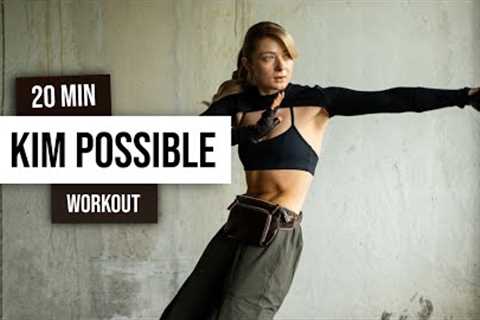 20 MIN FULL BODY HIIT WORKOUT (Kim Possible Inspired) Home Workout - No Equipment, All Standing!