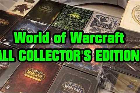 UNBOXING The War Within 20th Anniversary Collector's Edition + ALL WOW COLLECTOR'S EDITIONS