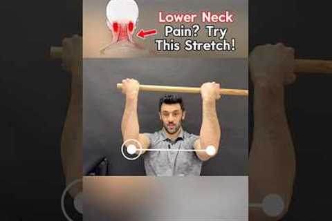 Neck Pain? Stretching the Lats relieve pressure instantly! #neckpainrelief #neckpain