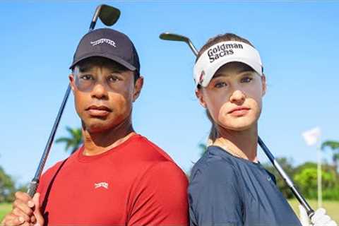 Tiger Woods and Nelly Korda: How To Score From Inside 100 Yards
