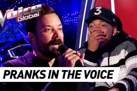 Superstars PRANK The Voice coaches with unexpected Blind Auditions