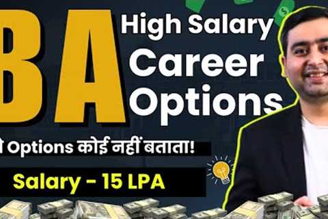 Best Career Options After BA in 2025 | High Salary Jobs After Graduation | BA Jobs