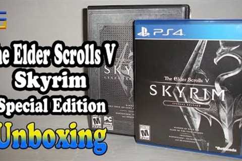 The Elder Scrolls V: Skyrim Special Edition PS4 Unboxing + PC Legendary Edition Unboxing