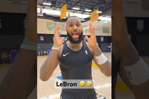 LeBron’s HILARIOUS reaction to being the oldest player in the NBA! 🤣👑 | #Shorts