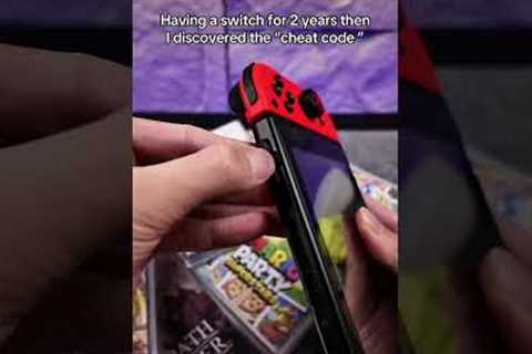 The “cheat code“for switch 😎#switch #switchgames