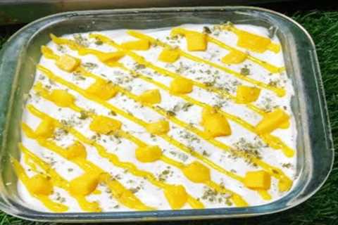 Arabian bread pudding recipe.#mangoarebiandessrt.#pudding recipe.#eid special dessert recipe#mango