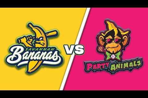 Savannah Bananas vs Party Animals at Historic Grayson Stadium - DAY GAME!