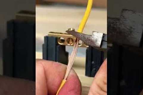 Strong Electrical Connection ✅#lifehacks#electric#diy#shorts