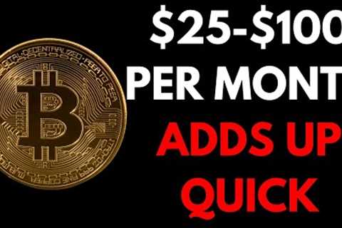 You NEED to stack as much Bitcoin as you can each month