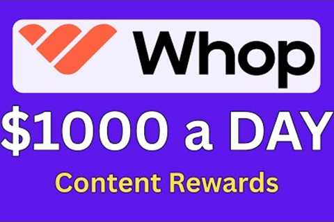 How To Make $1000/day Clipping with Whop (Make Money Online)