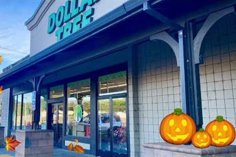 Dollar Tree Shopping!🍁Fall &amp; halloween! (Whispered version) ASMR