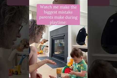 ❌ don’t make this mistake during playtime #baby #playtime #parenting #momlife #babyactivities