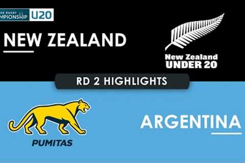 HIGHLIGHTS | NEW ZEALAND v ARGENTINA | The Rugby Championship U20 2025 | Round 2
