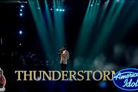 Thunderstorm Artis Fire And Rain Full Performance | Amerian Idol 2025 Top 14 Live Show