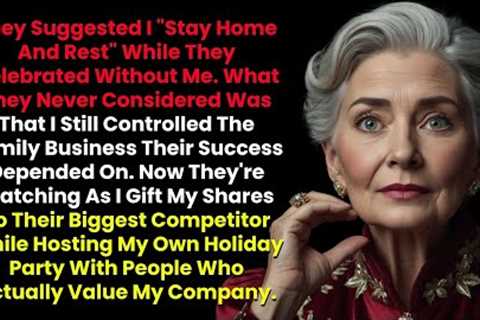 When My Family Said I Was Too Old For Christmas Dinner—I Donated Their Inheritance To Their Rivals