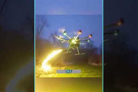 Two Brilliant Uses of Flamethrower Drones