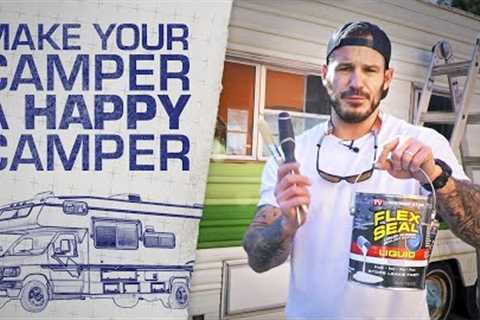 How to Seal an RV Roof Leak with Flex Seal Liquid®: Mr. Build It Flex It Series Ep. 1