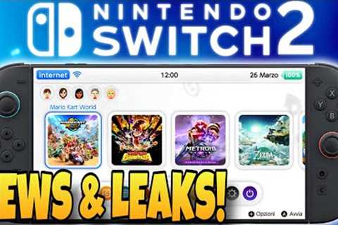 NEW Nintendo Switch 2 News &amp; Leaks Just Dropped!