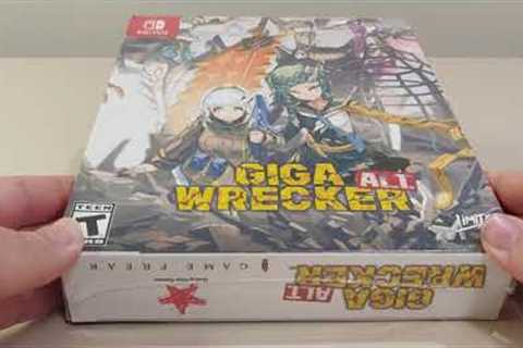 Giga Wrecker Alt. Collectors Edition Unboxing Limited Run Games Nintendo Switch