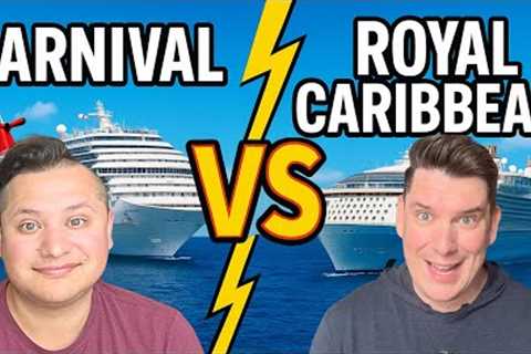 We Tried Two Cruise Ships at the Same Time | Royal Caribbean vs Carnival Cruise Line
