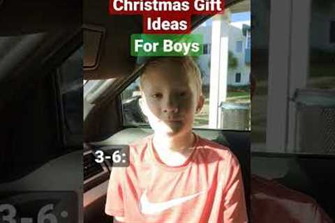 Christmas Gift Ideas For Boys In Different Age Groups 2022