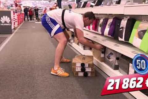 38009 € in 120 seconds Crazy Shopping 2017 by Media Markt Gosselies (Belgium)
