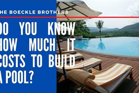 How much does it cost to build a pool?