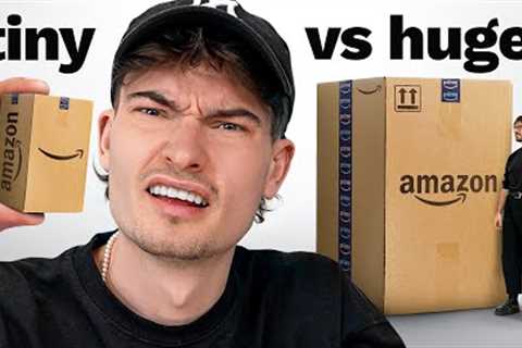 We Tested Big VS Small Amazon Products!