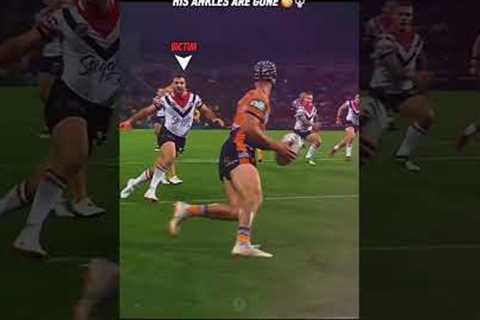 His Ankles are Broken 💀😂🔥 | #rugby #skills #crazy #nrl