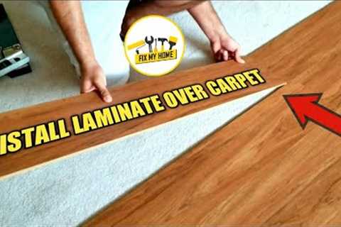 DIY | How to install & should you Install laminate over carpet