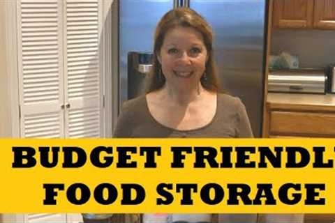 Budget Friendly Food Storage...Start Prepping For a Well Stocked Preppers Pantry