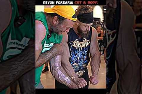 🔥💪DEVON FOREARM CUT & BODY[ARMWRESTLER]#sports #trending