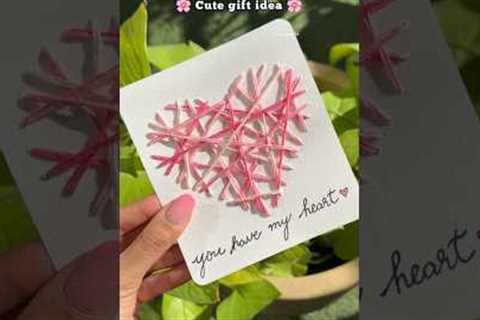 Cute Gift idea🌸 | QuinnsArte | #diy #shorts #giftideas