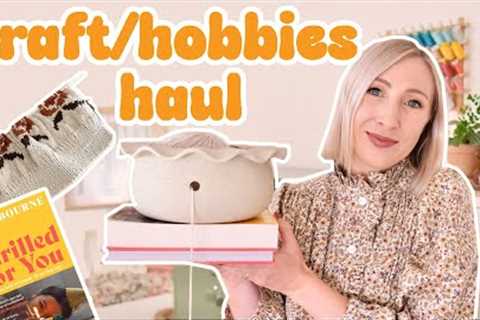 A Cosy Craft/Book/Hobbies Haul 🧶