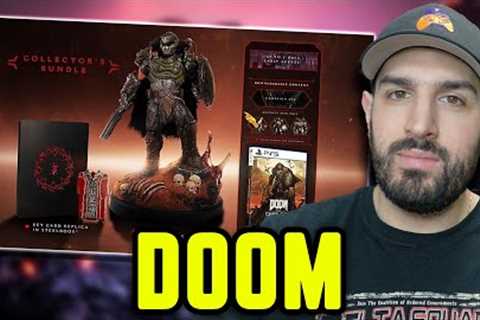 Doom the Dark Ages Collectors Edition Unboxing and Disc Test