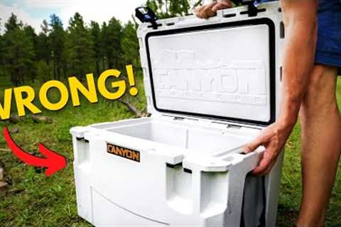 9 Mistakes EVERY new camper makes with their COOLER