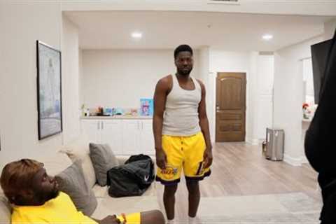 How Lebron and the other teams were in the locker room after getting out first round (2025)