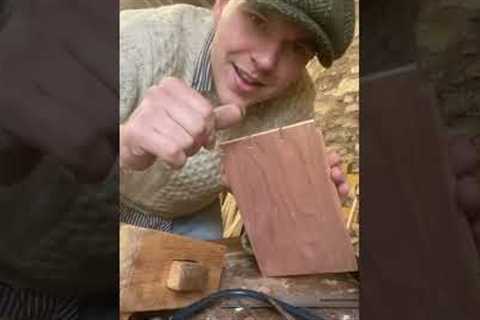 Using a Japanese pillsaw saw vs a western dovetail saw #ireland #handtools ##carpentry