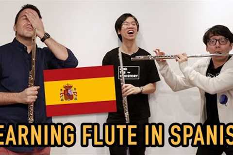 We Learn Flute in Spanish