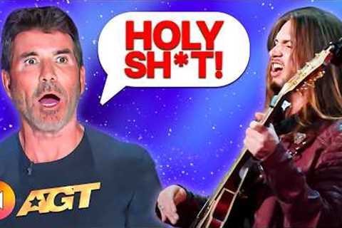 10 CRAZIEST Rock N' Roll Auditions On America's Got Talent! 🎸