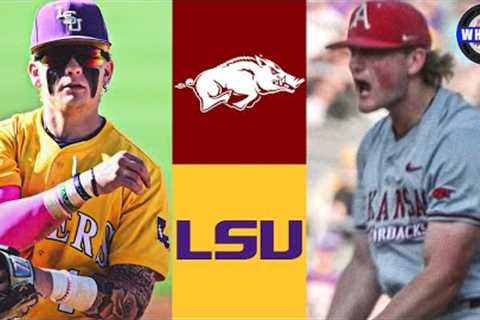 #7 Arkansas vs #3 LSU (G3) | 2025 College Baseball Highlights