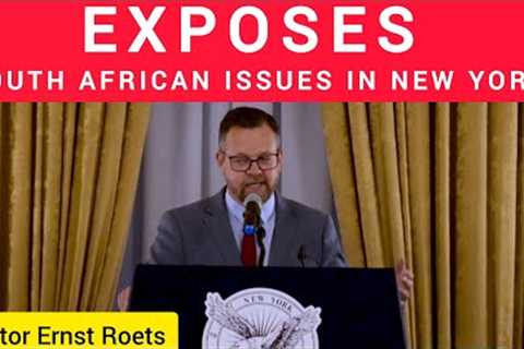 Ernst Roets in the United States calls for sanctions on South Africa, ANC and EFF
