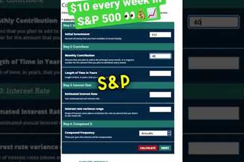 $10 Every Week into S&amp;P 500 ETF VOO (AMAZING)
