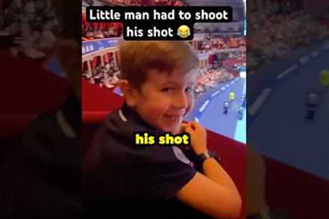 Kid Rizzed Up a Tennis Pro 😂 #shorts