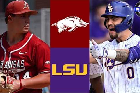#7 Arkansas vs #3 LSU (G2) | 2025 College Baseball Highlights