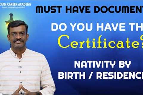 Must Have Documents for Tamil Nadu Medical Counselling 2025 - Do you have this certificate - Mizpah
