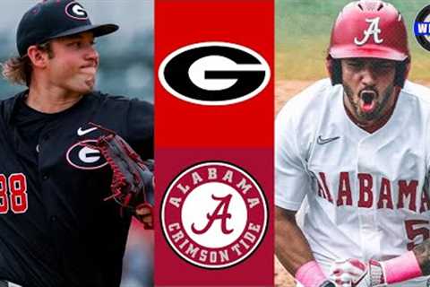 #6 Georgia vs #23 Alabama (G2) | 2025 College Baseball Highlights